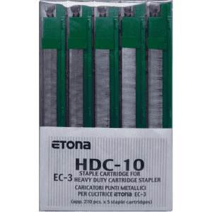 AGRAFES EC3 HDC-10 VERT 40 à 55 FEUILLES - boîte de 5x210