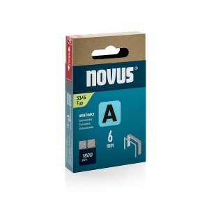 AGRAFES EN FIL FIN A 6mm NOVUS - boîte de 1800