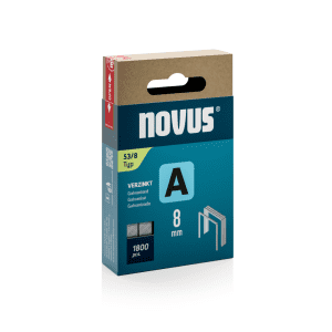 AGRAFES EN FIL FIN A 8mm NOVUS - boîte de 1800
