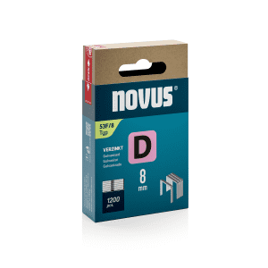 AGRAFES EN FIL PLAT D 8mm NOVUS - boîte de 1200