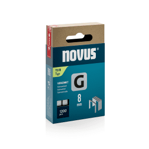 AGRAFES EN FIL PLAT G 8mm NOVUS - boîte de 1200