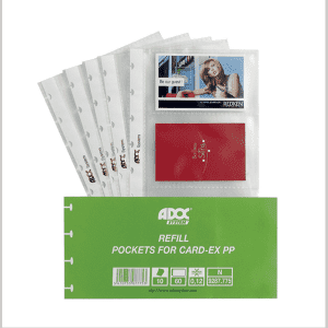 Adoc Pochettes pour l'album pour cartes de visite Adoc Card-Ex, A4