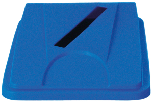 COUVERCLE BLEU POUR PAPIER POUR COLLECTEUR DE TRI 80L PROBBAX