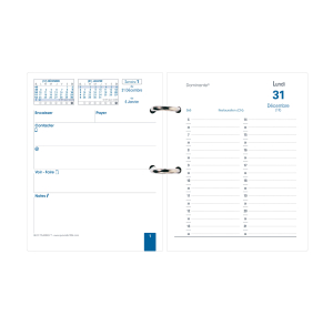 BLOC MEMO QUO VADIS PLANNING & SUPPORT FUME 11.5x14.5cm *2025*