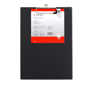 PLAQUE A PINCE A4 NOIR A-SERIES AS1480