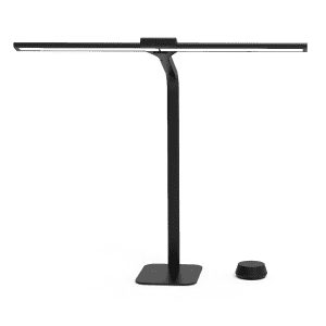 LAMPE LED SUR SOCLE STRATA NOIR UNILUX