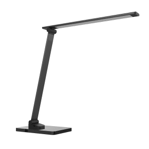 LAMPE LED SUR SOCLE PLIABLE POPY NOIR UNILUX