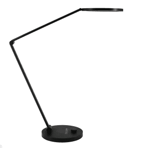 LAMPE LED SUR SOCLE OMEGA NOIR UNILUX