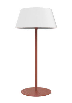 LAMPE LED SUR SOCLE LOOMPA ROUGE BRIQUE UNILUX