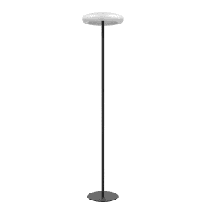 LAMPADAIRE LED SUR PIED DROIT COCOON NOIR UNILUX