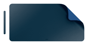 SOUS-MAINS ASPECT CUIR 80/40 BLEU FONCE LEITZ 5382