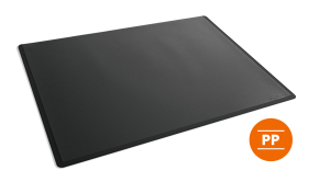 SOUS-MAINS PP 53/40 TRANSPARENT NOIR DURABLE