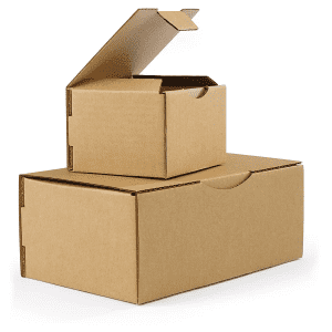 BOITE POSTALE EN CARTON BRUN 24/17/5cm - paquet de 50
