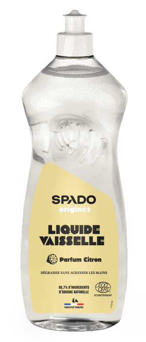 LIQUIDE VAISSELLE NATUREL SPADO Origines CITRON 1L