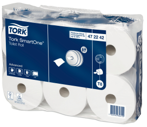 PAPIER TOILETTE TORK SMARTONE 2 PLIS 472242 - paquet de 6