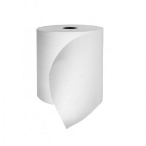 BOBINE D'ESSUYAGE 2 PLIS GAUFRE MIDI 70Mx18.7cm BLANC - paquet de 6