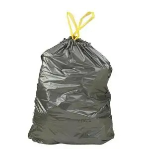 SAC POUBELLE 30L BASSE DENSITE 50/65cm LIEN COULISSANT NOIR - paquet de 100