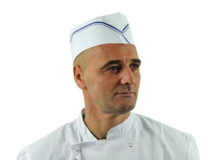 CALOT PAPIER AVEC LISERE BLEU - boîte de 100