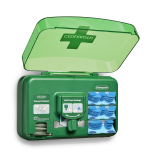 DISTRIBUTEUR POUR SOINS DES PLAIES BLEU CEDERROTH
