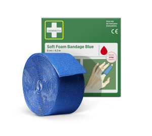 PANSEMENT AUTOADHESIF BLEU 6cm x 4.5M CEDERROTH