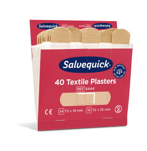 PANSEMENT TEXTILE BEIGE SALVEQUICK - boîte de 40