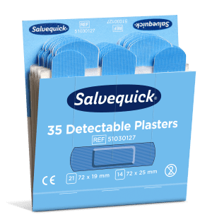 PANSEMENT DETECTABLE BLEU SALVEQUICK - boîte de 35
