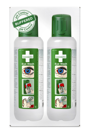 DOUCHE OCULAIRE CEDERROTH 2x500ml - boîte de 2