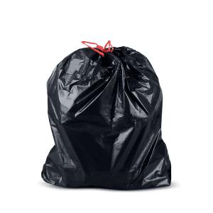 SAC POUBELLE 50L BASSE DENSITE 68/75cm LIEN COULISSANT NOIR - paquet de 300