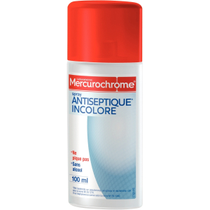 SPRAY ANTISEPTIQUE INCOLORE MERCUROCHROME 100ml