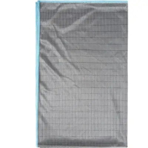 MICROFIBRE SPECIAL VERRES 45x70cm GRIS - paquet de 5