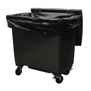 SAC POUBELLE 660L GRAND FORMAT POUR CONTENER NOIR - paquet de 10x10