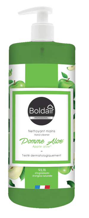 SAVON LIQUIDE BOLDAIR POMME ALOE VERA 500ml FLACON