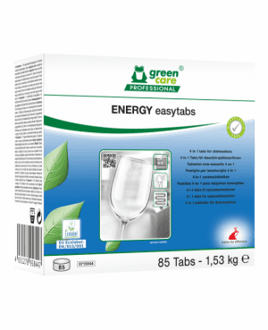 TABLETTES LAVE-VAISSELLE GREEN CARE ENERGY EASY TABS 4en1 - paquet de 85
