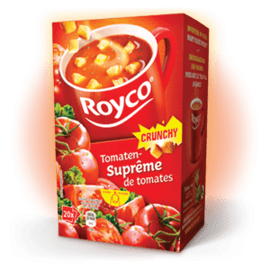 ROYCO MINUTE SOUP CRUNCHY "SUPREME DE TOMATES" - paquet de 20