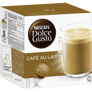 CAPSULE DE CAFE NESCAFE DOLCE GUSTO "CAFE AU LAIT" - boîte de 16