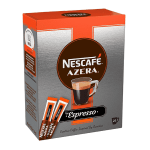 CAFE SOLUBLE NESCAFE AZERA ESPRESSO STICKS 1.8Gr - boîte de 25