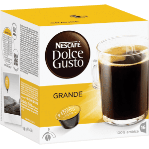 CAPSULE DE CAFE NESCAFE DOLCE GUSTO "CAFFE CREMA GRANDE" - boîte de 16