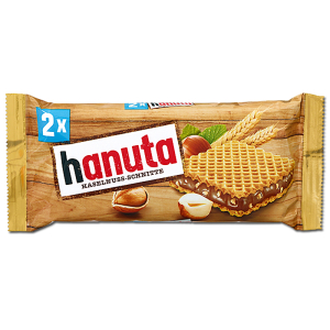 HANUTA CHOCOLATE - paquet de 18x2