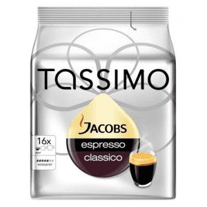 CAFE CAPSULE TASSIMO JACOBS ESPRESSO - boîte de 16