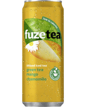 FUZE TEA GREEN TEA MANGUE CAMOMILLE SLEEK BOITE 33cl - paquet de 24