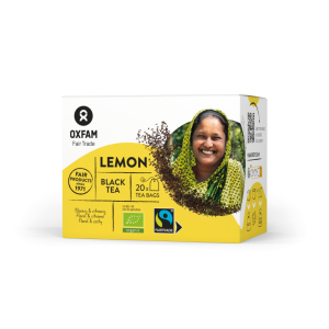 THE NOIR CITRON BIO OXFAM FAIRTRADE - paquet de 20