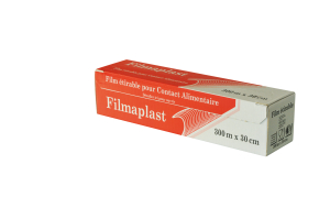 FILM ALIMENTAIRE EN BOITE DISTRIBUTRICE 30cm X 300M