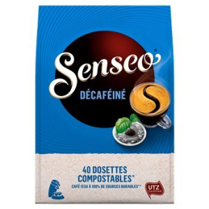 CAFE PADS SENSEO DECAFEINE - paquet de 40