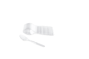 CUILLERE A DESSERT REUTILISABLE 14cm CRISTAL - paquet de 100