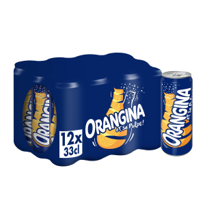 ORANGINA BOITE 33cl - paquet de 12