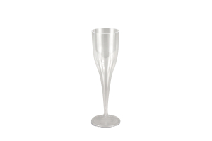 FLUTE A CHAMPAGNE REUTILISABLE 10cl CRISTAL - paquet de 10