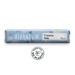 BARRE DE CHOCOLAT LAIT ET CREME DE LAIT 40Gr VIVANI - boîte de 18