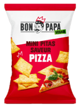 CRACKERS MINI PITA SAVEUR PIZZA 30Gr BON PAPA