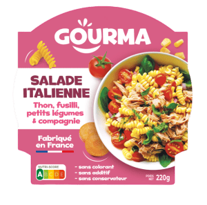 SALADE ITALIENNE AU THON 220Gr GOURMA