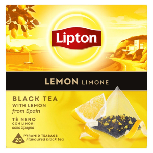 THE NOIR LIPTON CITRON - boîte de 20